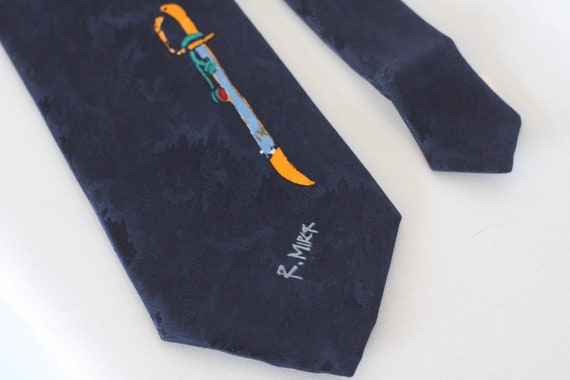 Historical tie Solders gift Men's tie Silk tie Gr… - image 5