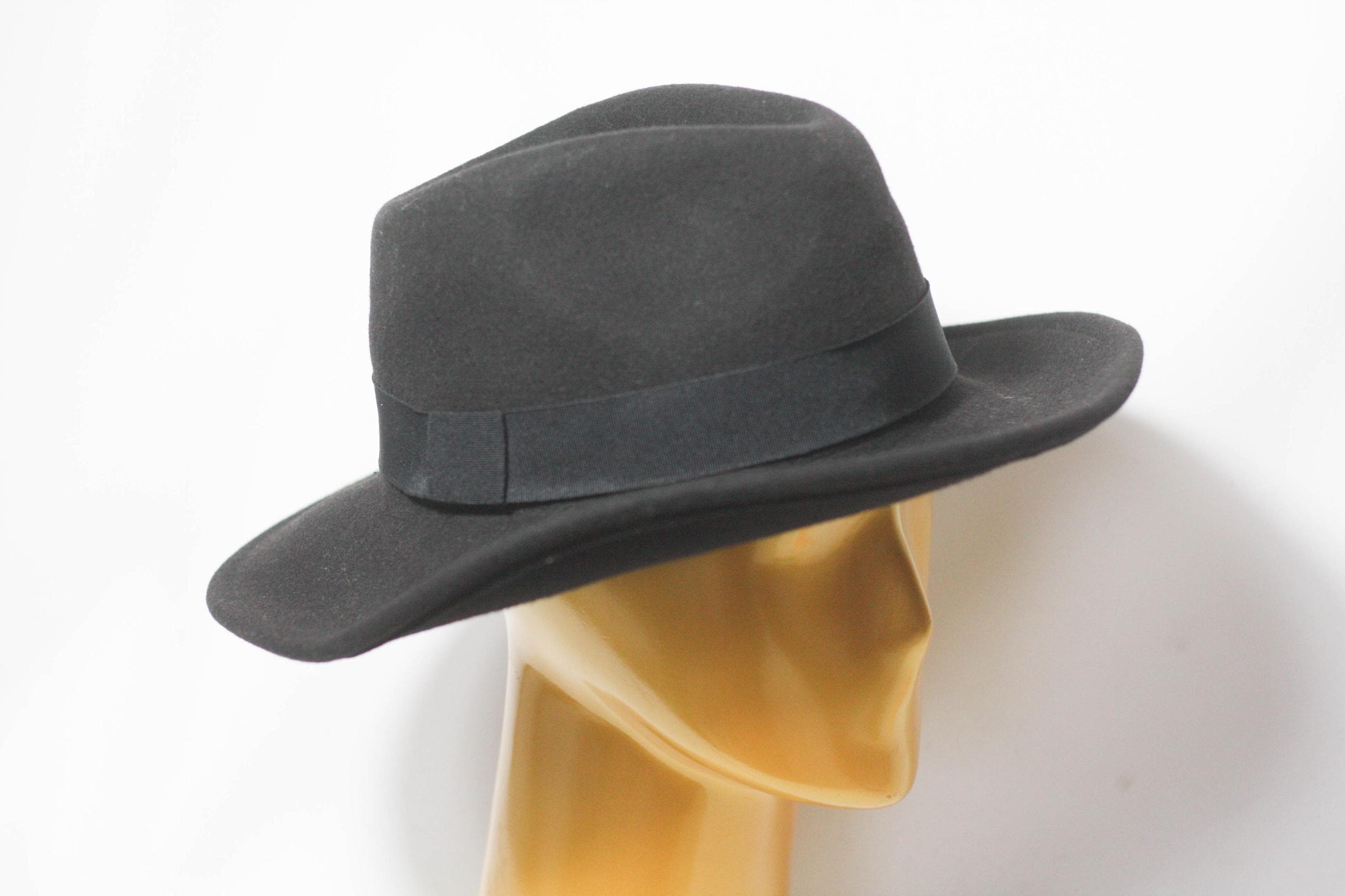 Rare Vintage 1950s Melton Selco Homburg Hat 6 5/8 Homburg Vintage Hats for Men for sale | eBay main image 4