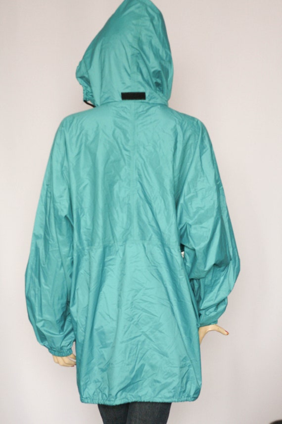 Vintage turquoise jacket Sports jacket Womens win… - image 6