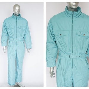 Size medium suit Vintage ski suit Retro ski suit Mens ski suit One piese suit Sportswear Winter sports Snow suit Skiing suit Winter overalls