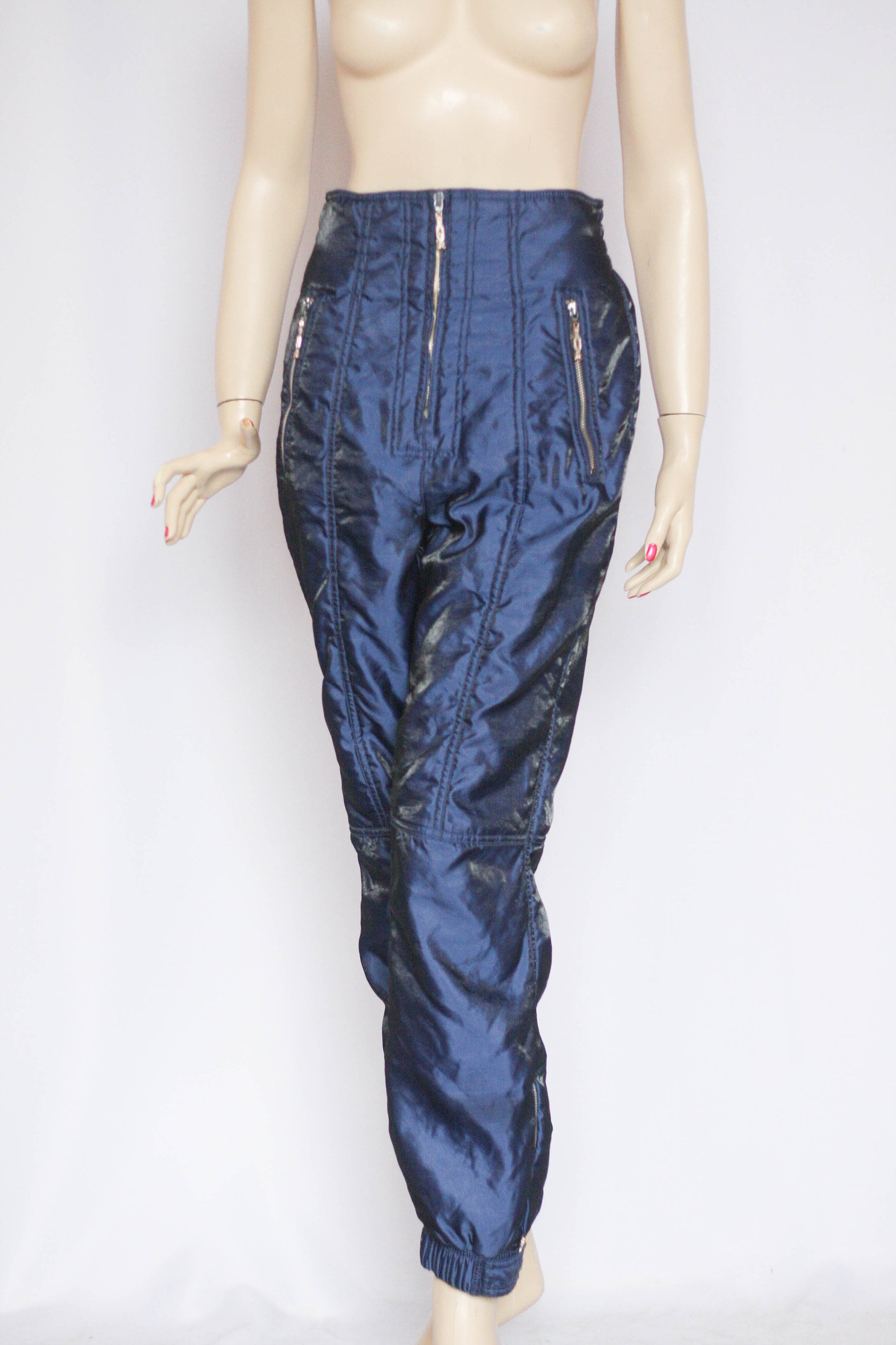 womens blue ski trousers