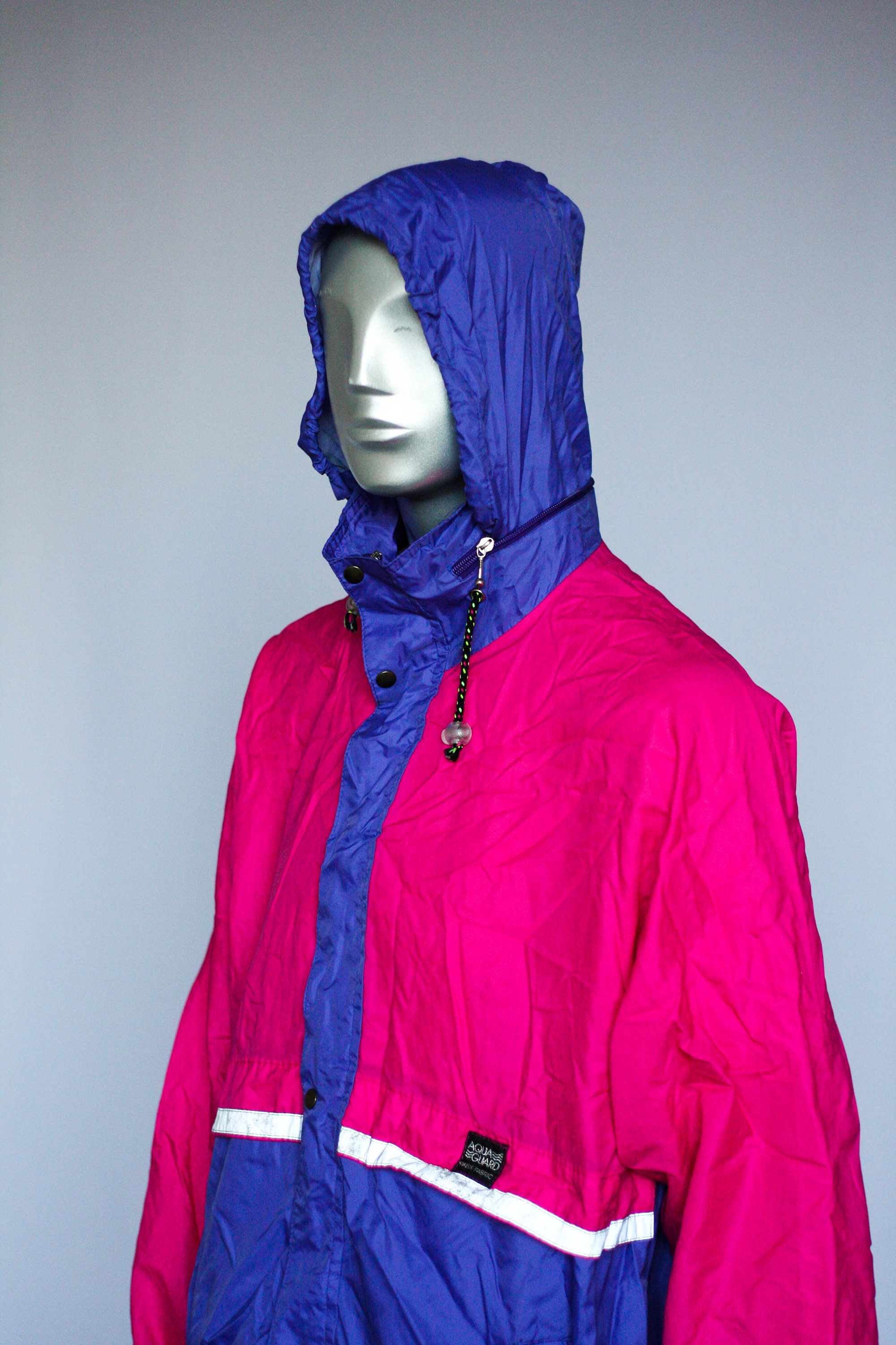Purple Jacket Vintage Windbreaker Pink Windbreaker Shell