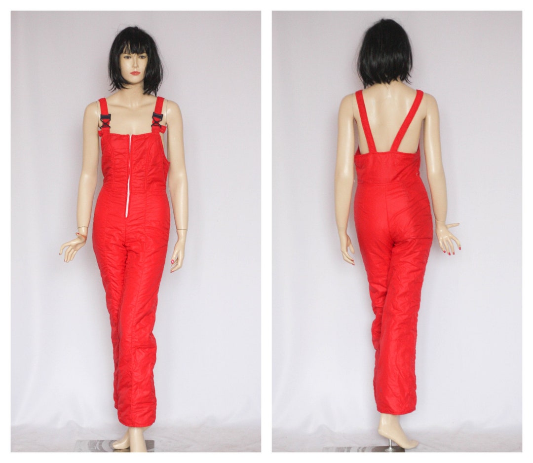 Red Ski Suit Ski Pants Ski Trousers Warm Pant Snow Pants Winter Pants