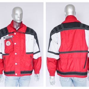 Tamaño mediano Chaqueta de esquí Chaqueta de esquí Chaqueta de invierno Ropa de invierno Chaqueta deportiva Chaqueta cálida Chaqueta de hombre Chaqueta de esquí vintage Invierno overal