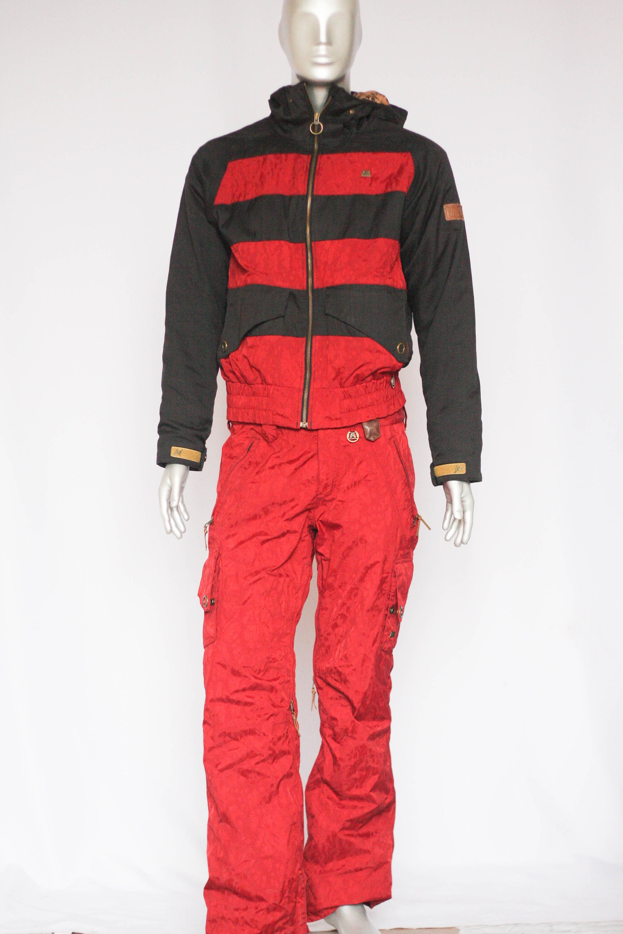Two Piece Ski Suit Mens Ski Wear Retro Jumpsuit Winter Suit Etsy