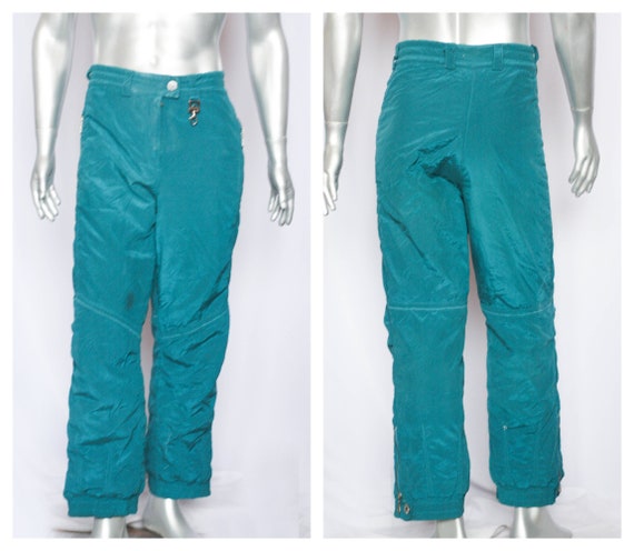 Womens 2X Turquoise Ski Bib Ski Pants Ski Trousers Warm Pant Snow