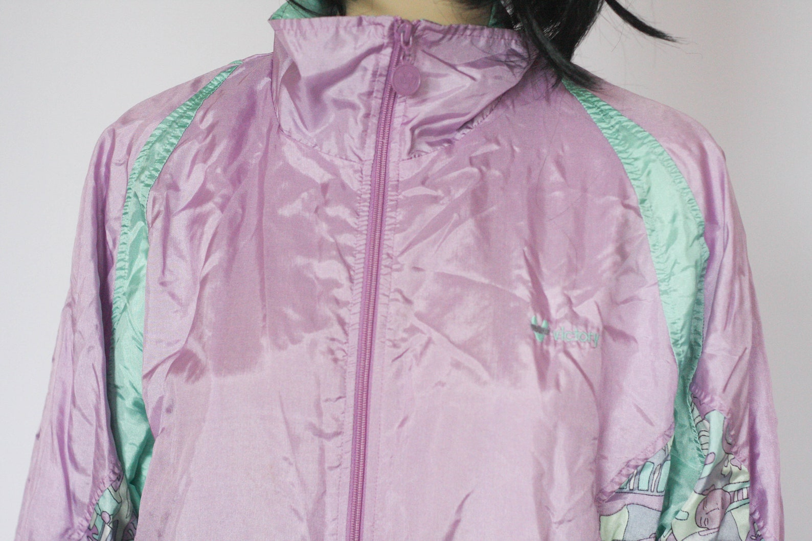Athletics Windbreaker | Women's Cropped Pullover Hooded Jacket