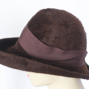 Brown wool hat Womens fedora Size small Ladies hat Brown hat Wool hat Warm hat Winter hat Casual fedora Wool fedora  Retro hat
