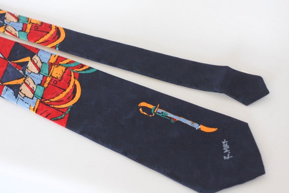 Historical tie Solders gift Men's tie Silk tie Gr… - image 6