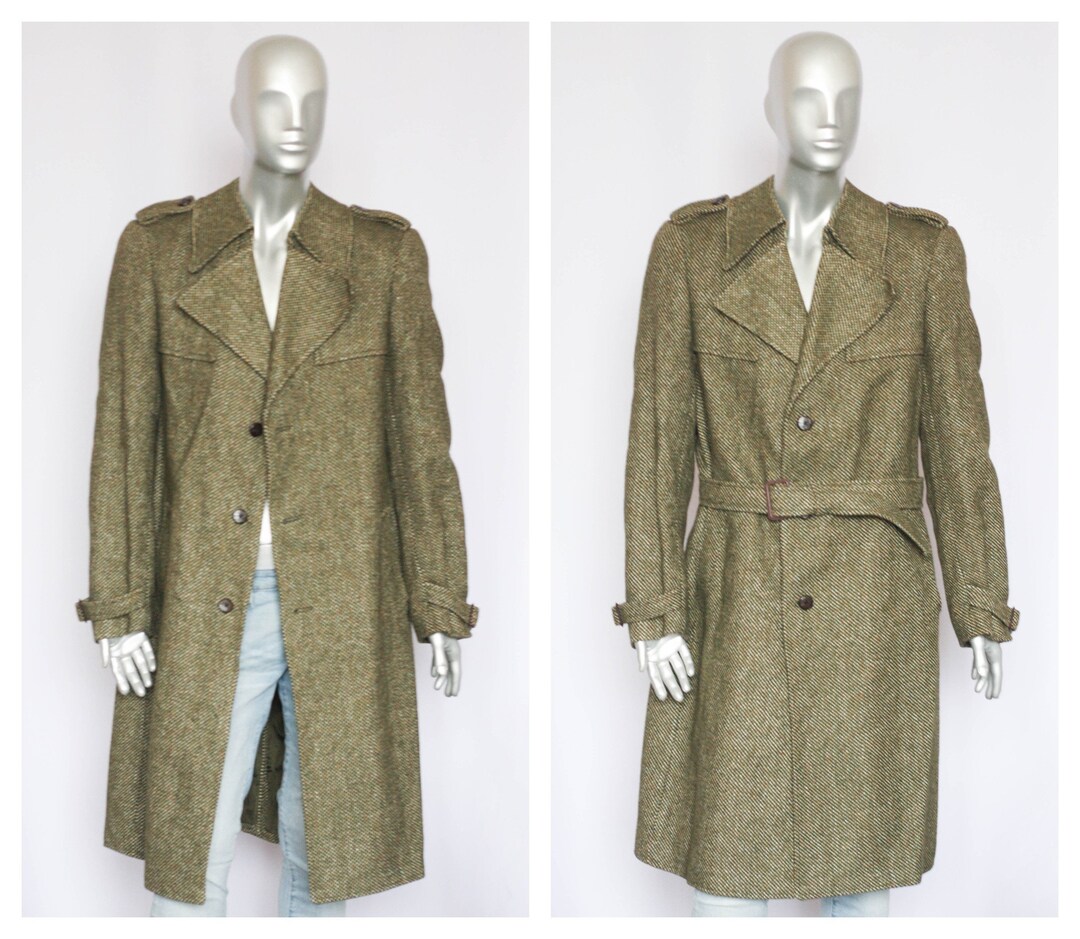 ENFOLD Wool nylon Oversized Flare Long coat outer 300FA130-1950 gray 36
