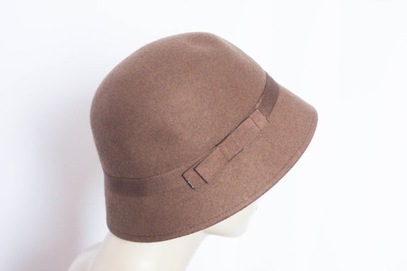 Vintage wool hat Womens fedora Size medium Ladies… - image 4