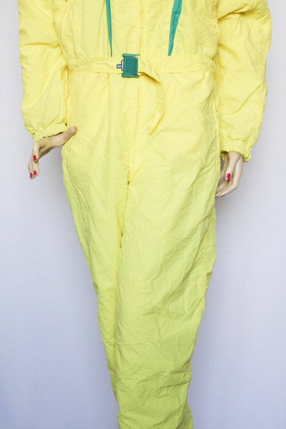 Yellow ski suit Womens ski suit Winter suit Warm suit… - Gem