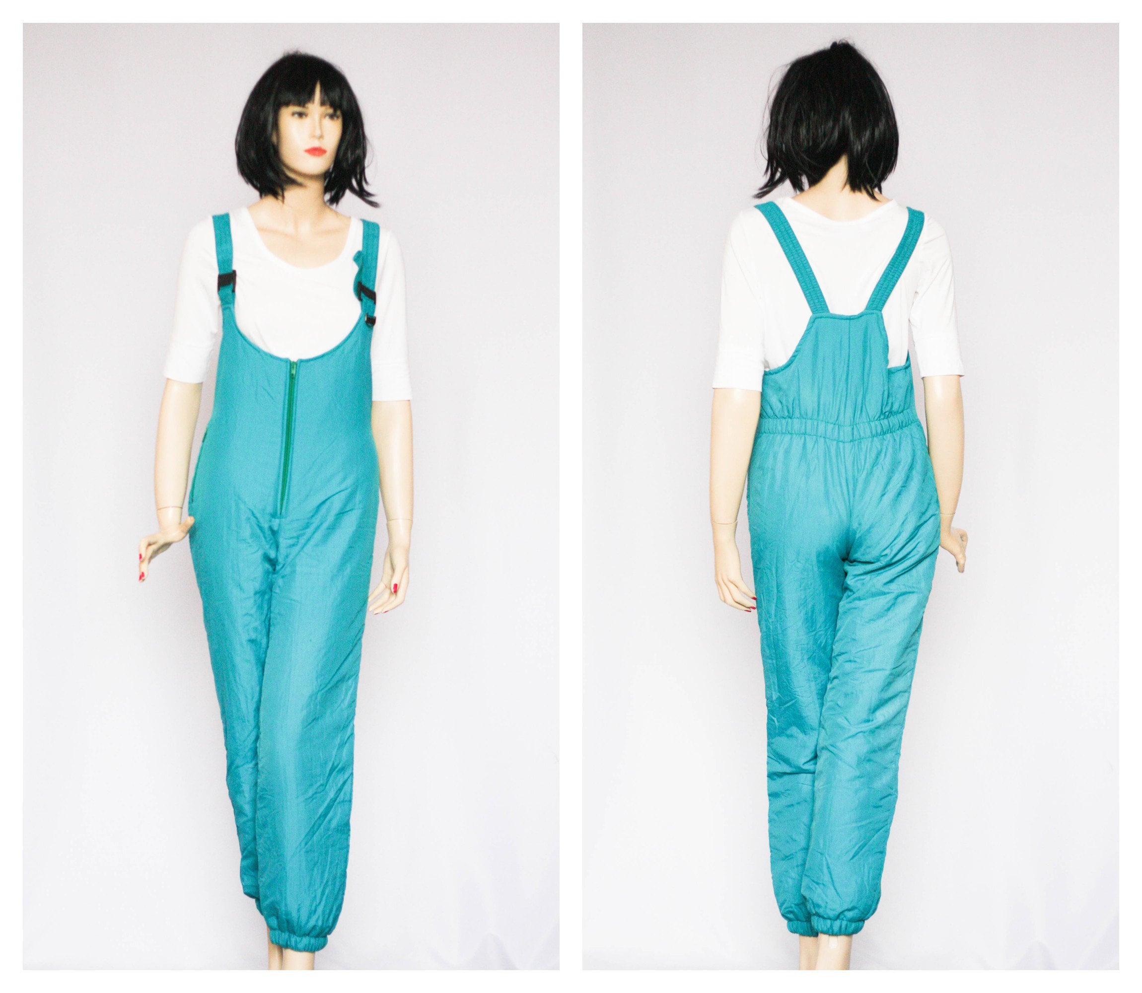 Turquoise Suit Ski Pants Ski Trousers Warm Pant Snow Pants