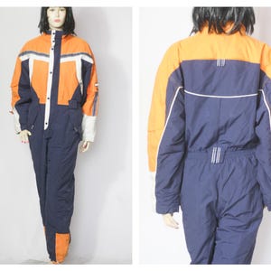 Unisex  suit Vintage ski suit Retro ski suit Mens ski suit One piese suit Sportswear Winter sports Snow suit Skiing suit Winter overalls