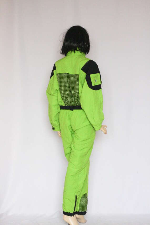 Vintage checkered suit Ski siut Womens suit Snow suit… Gem