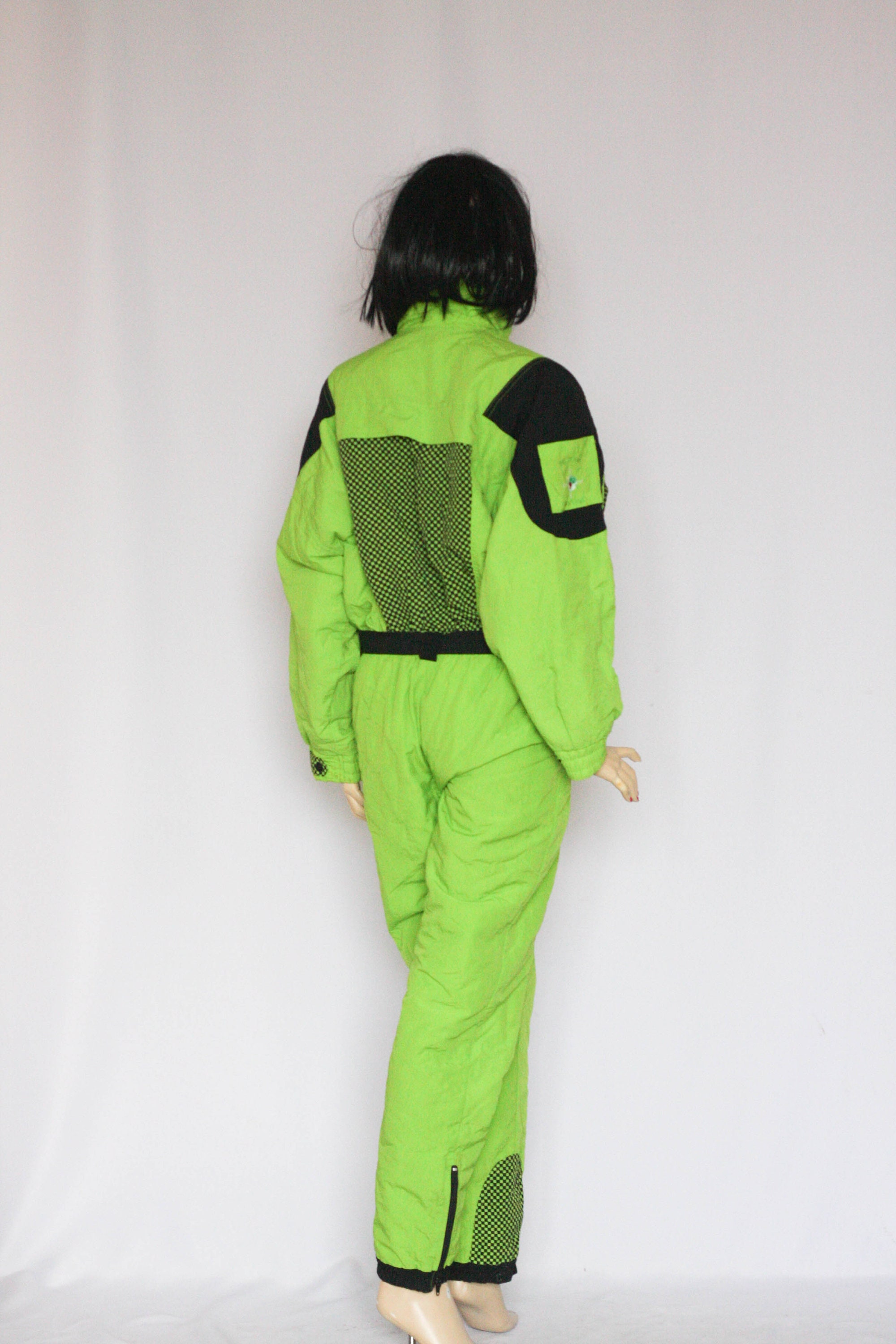 Vintage Checkered Suit Ski Siut Womens Suit Snow Suit Winter Etsy