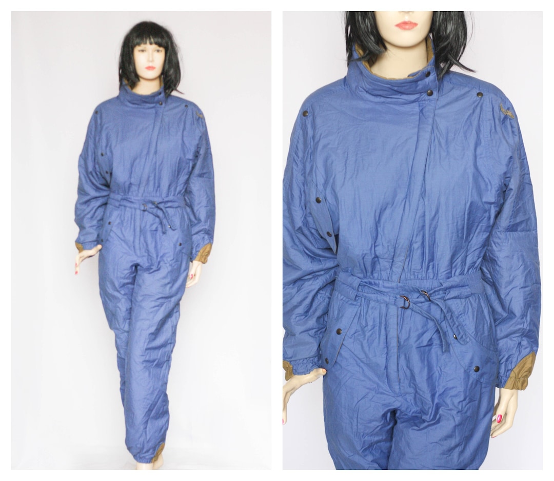 80s Ski Suit Womens Ski Wear Retro Jumpsuit Winter Suit Skiing Etsy