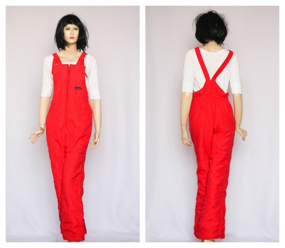 Red Ski Suit Ski Pants Ski Trousers Warm Pant Snow Pants Winter