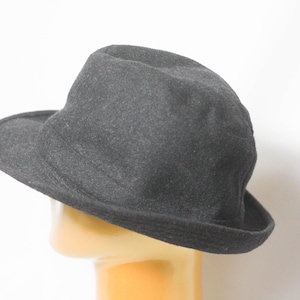 Vintage wool hat Womens fedora Size small Gray hat Wool hat Warm hat Winter hat Casual fedora Wool fedora Ladies hat Retro hat