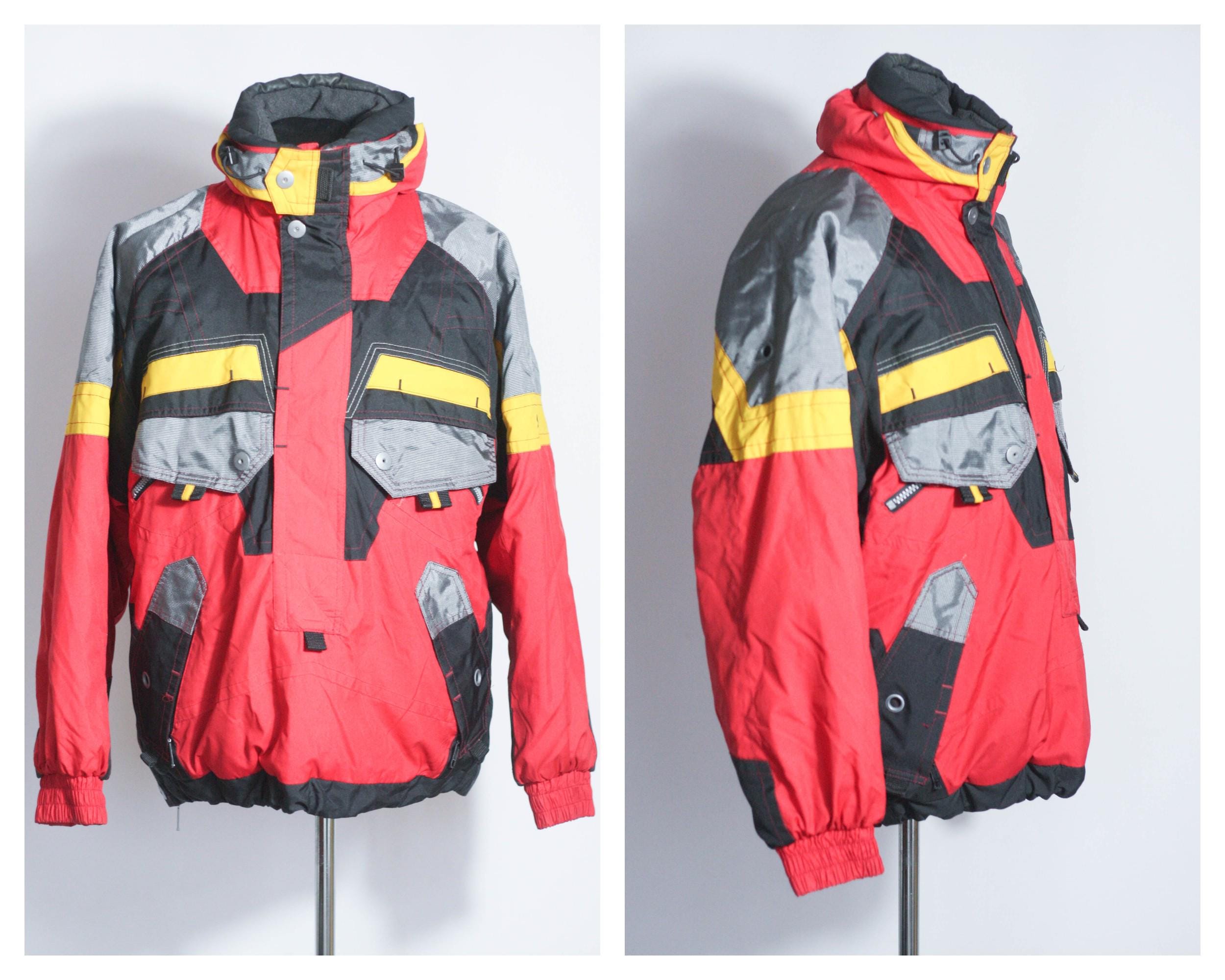 Taille grande Veste de ski Veste de ski Veste d'hiver Vêtements d'hiver Veste de sport Veste chaude Veste homme Veste de ski vintage Combinaison d'hiv