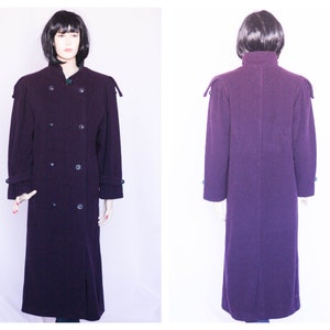 Abrigo impermeable morado largo para mujer, impermeable morado oscuro con  capucha para mujer con forro y bolsillos / 'Púrpura rubí' -  México