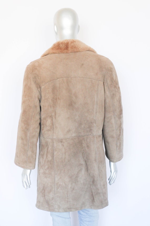 Vintage leather jacket Mens coat Winter coat Leat… - image 8