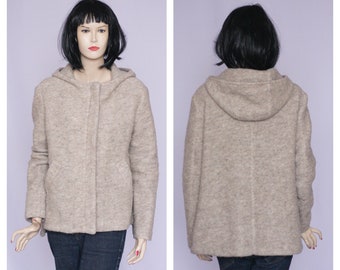 Autumn wool jacket Womens jacket Warm jacket Wool blazer Gray coat Wool jacket Retro blazer gray blazer Warm blazer Spring coat Wool coat