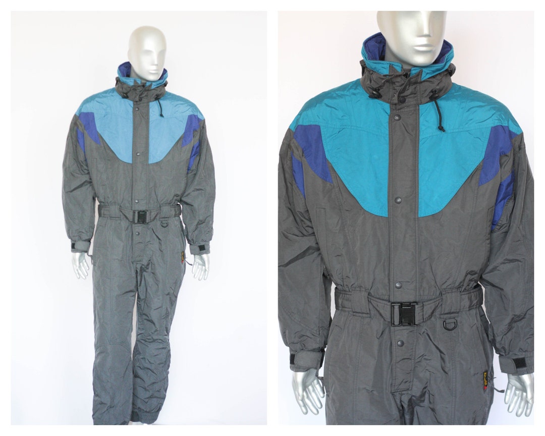 Men's Vintage Ski Suit Retro Ski Suit Mens Ski Suit One Piese Suit Jump