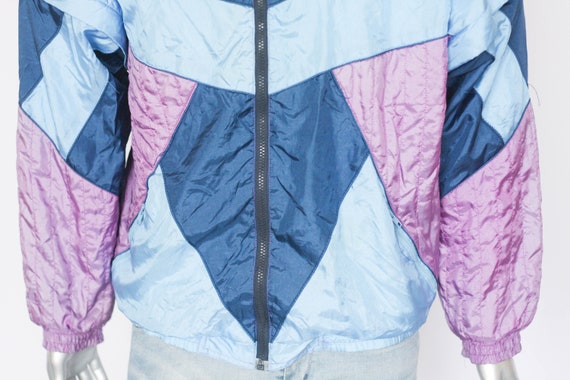 Vintage 90s purple windbreaker Men's jacket Shell… - image 4