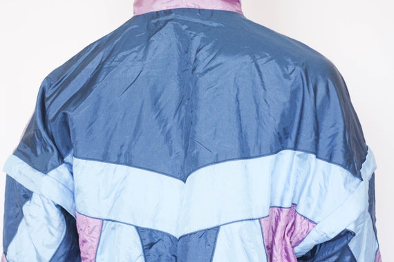 Vintage 90s purple windbreaker Men's jacket Shell… - image 9