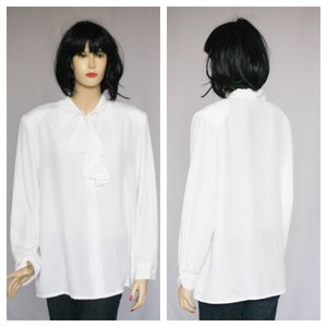 Ruffle blouse Oversized blouse Long blouse Long sleeve blouse Vintage blouse Holiday blouse Womens shirt loose blouse Classic blouse Elegant