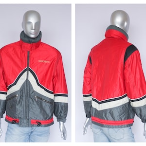 Talla pequeña Chaqueta de esquí Chaqueta de esquí Chaqueta de invierno Ropa de invierno Chaqueta deportiva Chaqueta abrigada Chaqueta de hombre Chaqueta de esquí vintage Mono de invierno