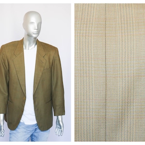 Blazer xadrez masculino Blazer de lã Casaco xadrez Casacos masculinos Jaqueta esportiva Tamanho médio Blazer de tweed Blazer casual Blazer vintage Blazer de noite