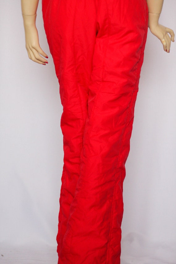 Red Ski Suit Ski Pants Ski Trousers Warm Pant Snow Pants Winter