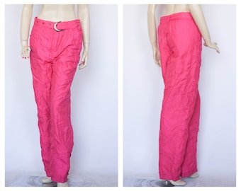 Funky Pink skibroek Skibroek Skibroek Warme broek Sneeuw Winterbroek Skikleding Dames skibroek Winterbroek Vintage broek Sport