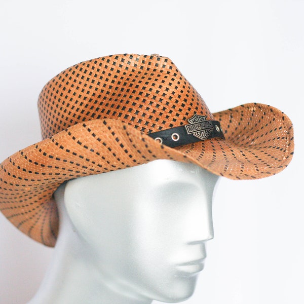 Harley Davidson Fedora Hat Etsy