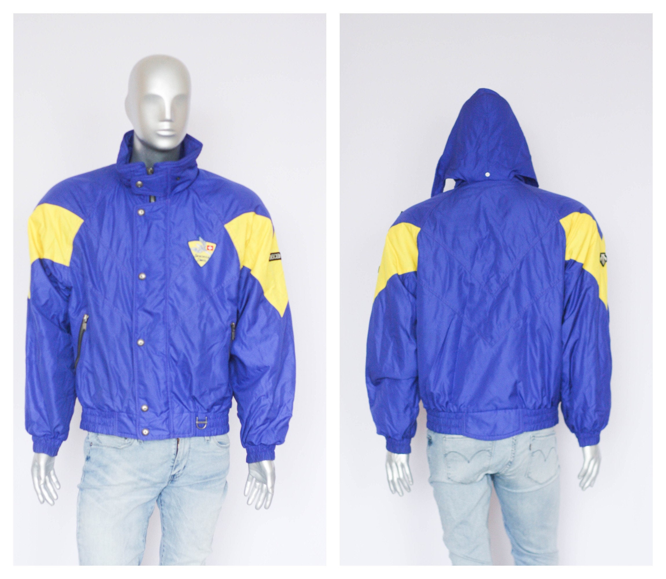 Taille Large Veste de ski Veste de ski Veste d'hiver Vêtements d'hiver Veste de sport Veste chaude Veste d'homme veste de ski vintage Hiver overal