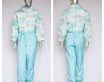80s Vintage ski suit Retro ski suit Mens ski suit One piese suit Jump suit Sportswear Winter sports Snow suit Skiing suit Snowboard