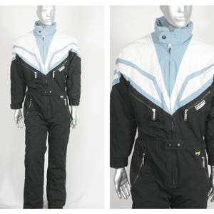 90s Vintage ski suit Retro ski suit Mens ski suit One piese suit Jump suit Sportswear Winter sports Snow suit Skiing suit Snowboard
