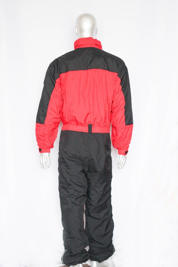 Vintage ski suit Men's ski suit Red suit 90s ski suit… Gem