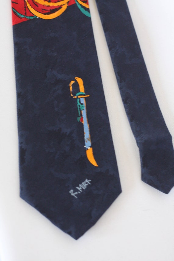 Historical tie Solders gift Men's tie Silk tie Gr… - image 3