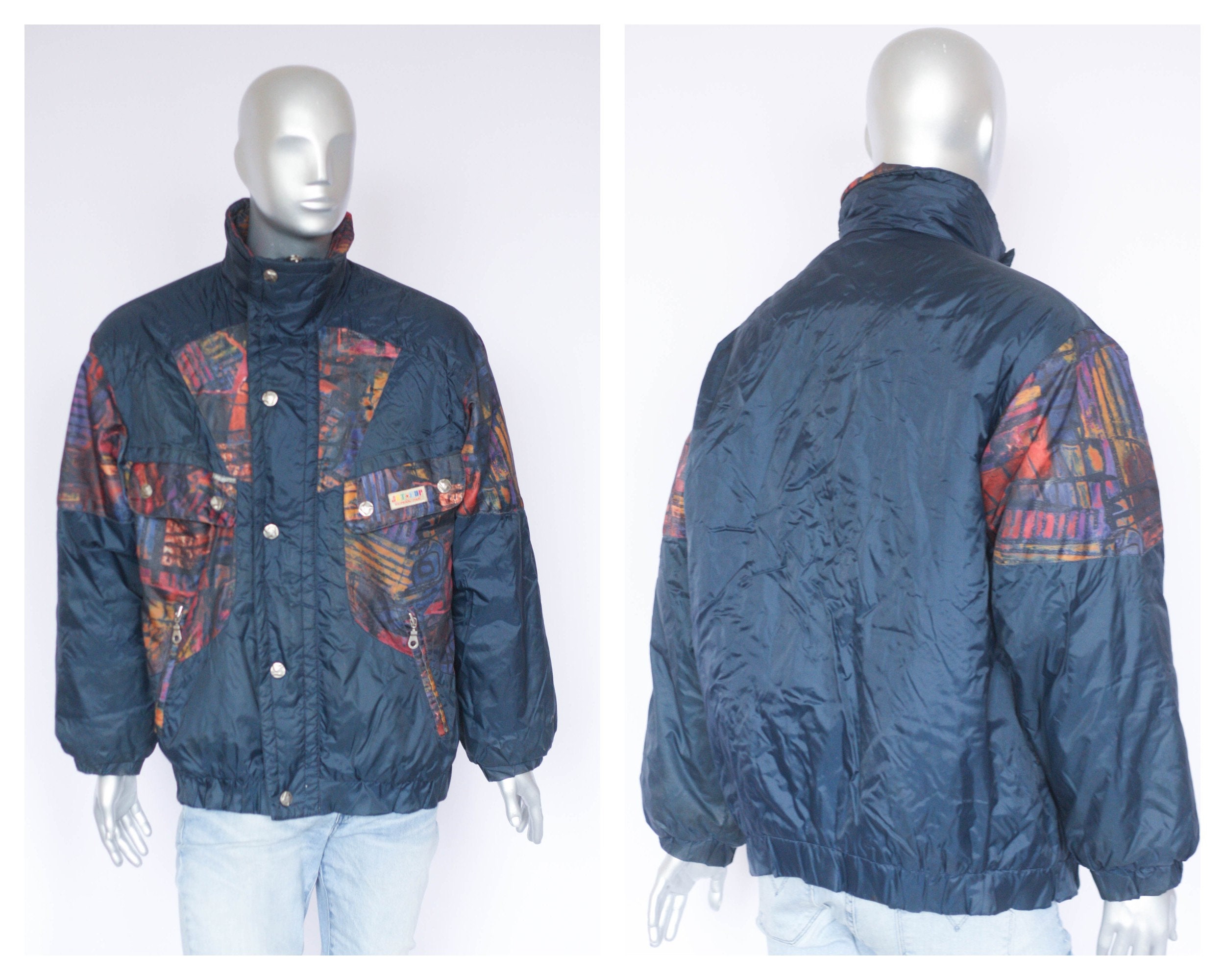 Taille grande Veste de ski Veste de ski Veste d'hiver Vêtements d'hiver Veste de sport Veste chaude Veste homme Veste de ski vintage Combinaison d'hiv