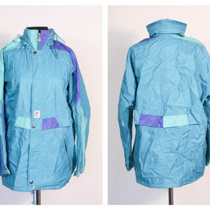 Veste imperméable vintage Veste de sport Coupe-vent pour femme Coupe-vent vintage Vêtements des années 90 Veste rétro Trekking bike Veste décontractée mode