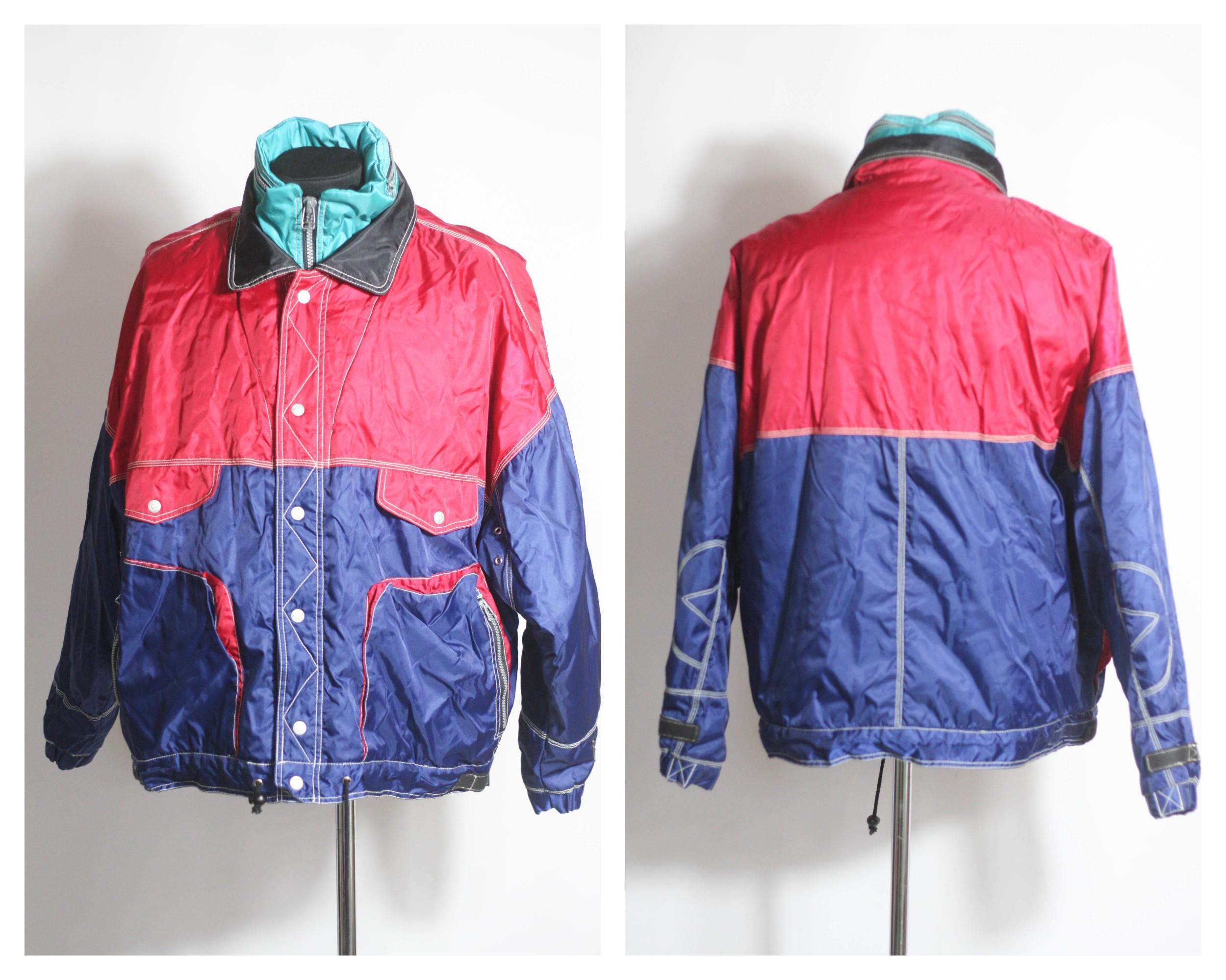 Taille XL Veste de ski Veste de ski Veste d'hiver Vêtements d'hiver Veste de sport Veste chaude Veste homme Veste de ski vintage Combinaison d'hiver