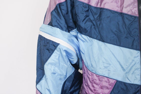 Vintage 90s purple windbreaker Men's jacket Shell… - image 5