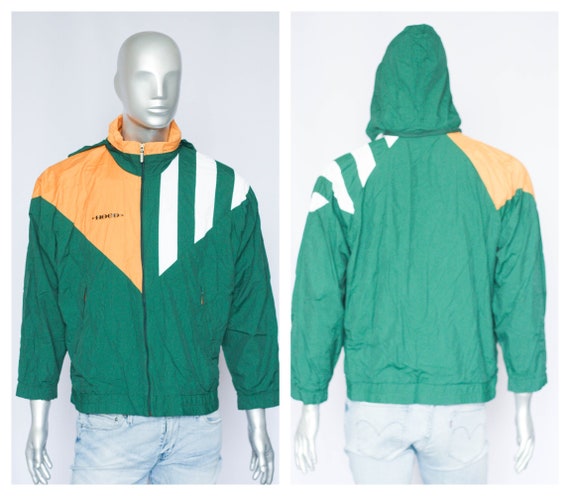 Vintage windbreaker Men's jacket Shell jacket Men… - image 1