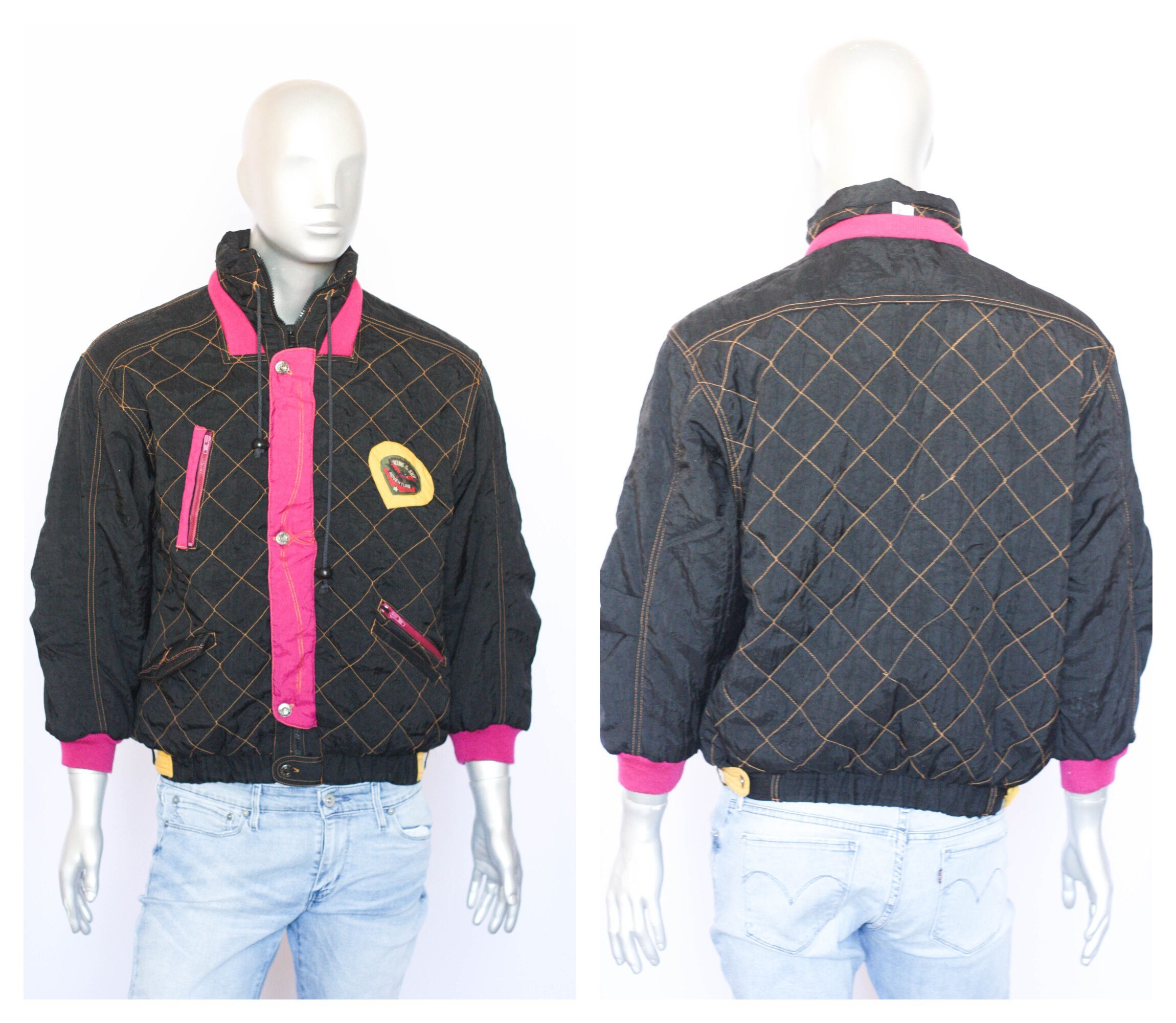 Taille petite Veste de ski Veste de ski Veste d'hiver Vêtements d'hiver Veste de sport Veste chaude Veste pour homme Veste de ski vintage Veste de ski