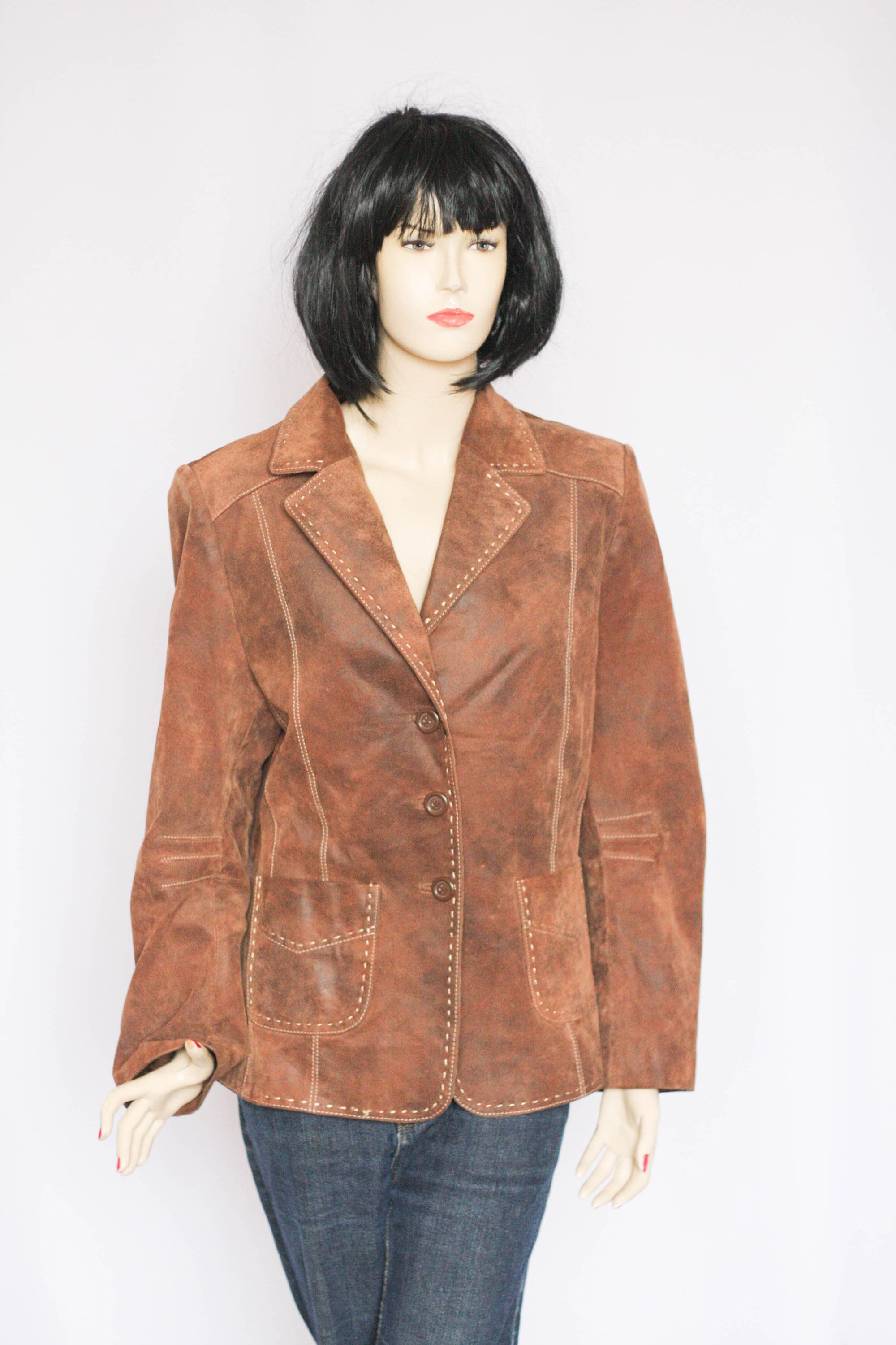 Genuine Leather Jacket Suede Leather Smooth Leather Coat Brown Jacket Vintage Jacket Leather Clothing Brown Leather 90s Jacket Womens Jacket - Etsy Genuine Leather Jacket Suede Leather Smooth Leather Coat Brown Jacket Vintage Jacket Leather Clothing Brown Leather 90s Jacket Womens Jacket - Etsy