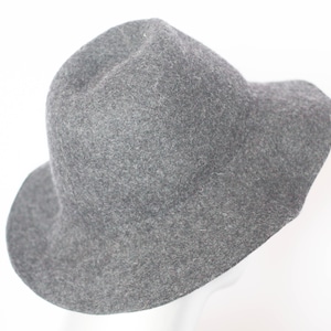 Retro wool hat Wool fedora Men&#39;s fedora Vintage hat Black fedora Black hat Warm hat Wide brim hat Wool hat Hat for men Casual hat Stylish
