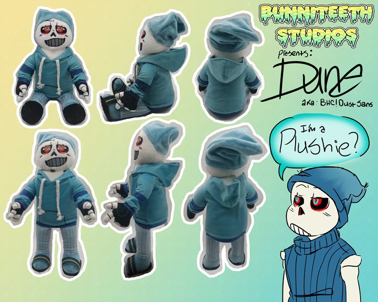 Undertale Ink Sans Small Stacking Plush Commission — Weasyl
